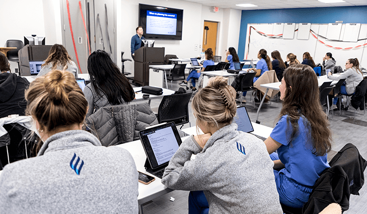 Physician Assistant Students in the Classroom at SEU