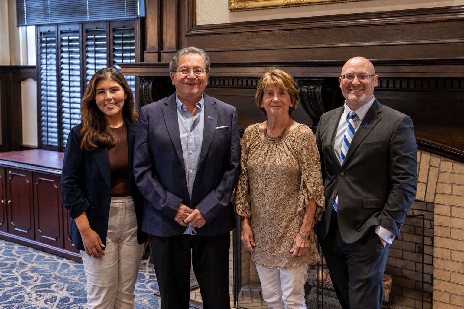 Dr. John Specchio meets with SEU Faculty Dr. John Specchio and SEU Faculty